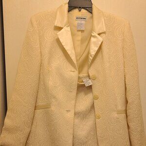 Women’s 2-Piece Dress Cream Perceptions Dress Suit